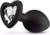 Anaal Plug Diamant - Zwart