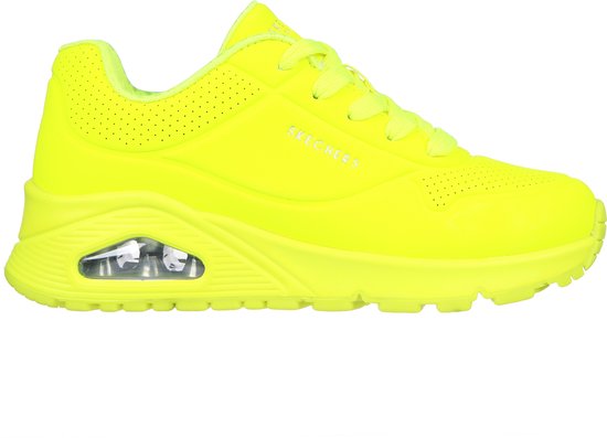 Skechers Uno Gen1 - Neon Glow Unisex Sneakers - Geel - Maat 32