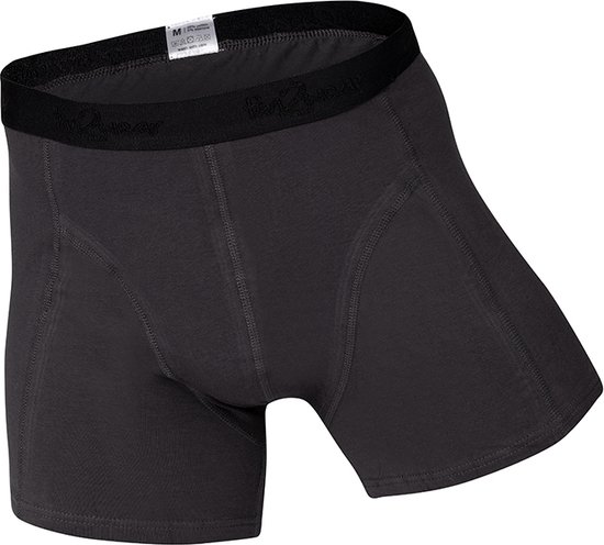 Fun2Wear Funderwear - grande taille - boxer moulant pour homme 2-PACK Caleçons pour hommes - Taille 6XL - Anthracite
