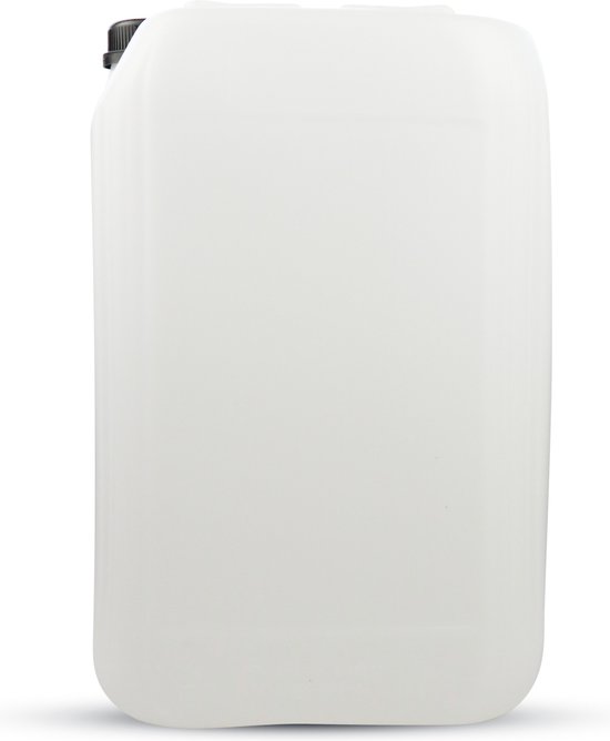 Jerrycan 25 Liter - Transparant - Kunststof - Opstapelbaar - UN-Gecertificeerd - Geschikt voor Benzine, Diesel, Water, Desinfectie Vat - Stapelbare Jerrycans - Airocans