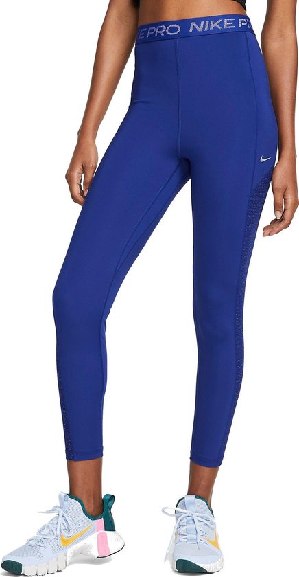 Nike sportlegging blauw hotsell