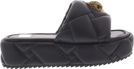 Compensées Kurt Geiger Femme EU 37,5 – Brun-argenté, Talon 8 Cm, Style Décontracté