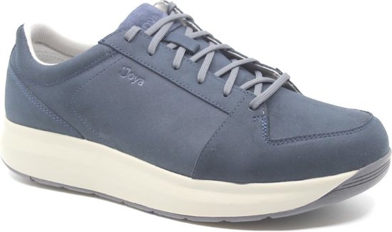 Joya, OLIVER D. Blue, JY528A, Donker blauwe heren sneakers met rits