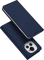 Dux Ducis - Telefoon Hoesje geschikt voor de Honor Magic 6 - Skin Pro Book Case - Donker Blauw