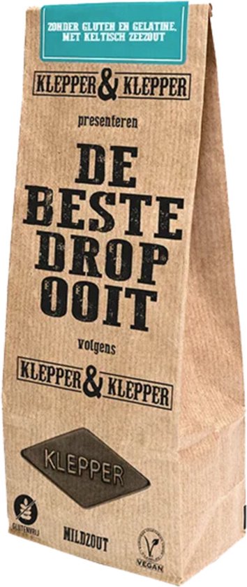 Foto: Klepper klepper de beste drop ooit mildzout 200gr