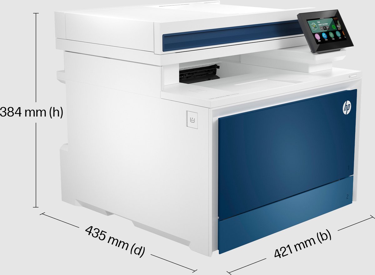 HP Color LaserJet Pro MFP 4302fdw - All-in-One Kleuren Laserprinter - Blauw thumbnail 6