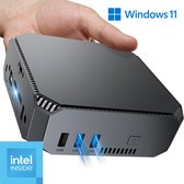Mini PC Intel NUC avec Celeron - 16 Go de RAM - 480 Go de SSD - 2x HDMI - WiFi - Bluetooth - Windows 11 Pro (NC-372933)