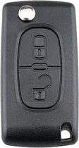 Knaak - Peugeot - Sleutel 2 Knop autosleutel - Zwart