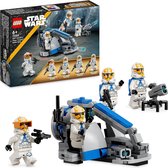 Star Wars 332nd Ahsoka's Clone Trooper Battle Pack, The Clone Wars Bouwbare Speelgoed Set met Noppenschietend Voertuig en Minifiguren, Klein Cadeau voor Kinderen vanaf 6 Jaar