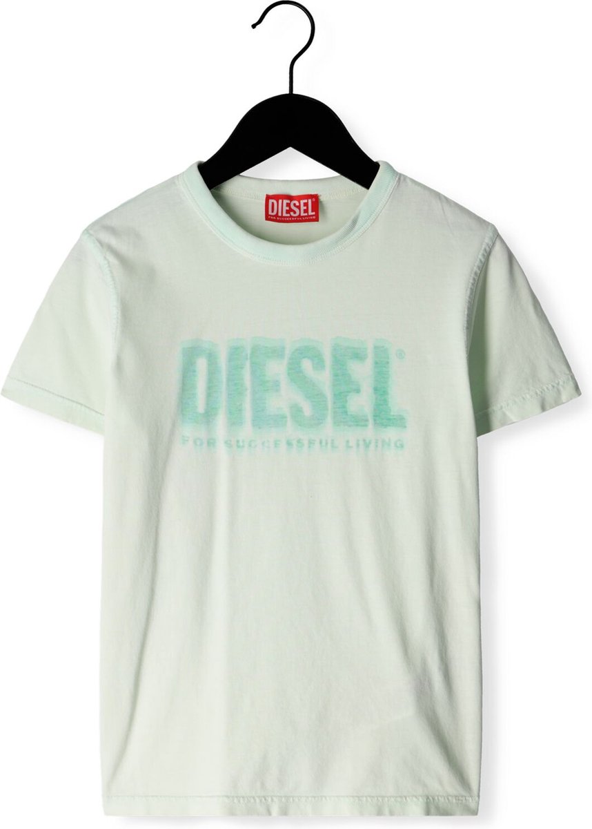 Diesel Tdiegore6 Polo's & T-shirts Jongens - Polo shirt - Groen - Maat 116