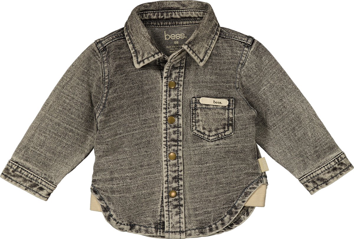 B.E.S.S. Blouse jongens Jog Denim maat 62 bol
