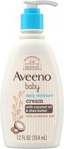 Aveeno Baby Daily Moisturizing Cream with Prebiotic Oat & Shea Butter - Gentle Coconut Scent - Babyhuidverzorging