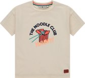 Stains and Stories boys t-shirt short sleeve Jongens T-shirt - cream - Maat 122