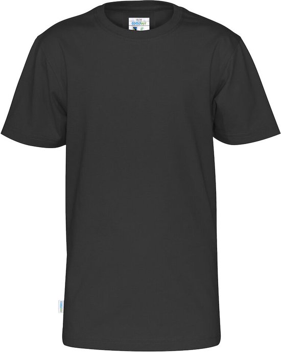 Cottover T-SHIRT SS KID - GOTS GECERTIFICEERD 141023 - Zwart - 120