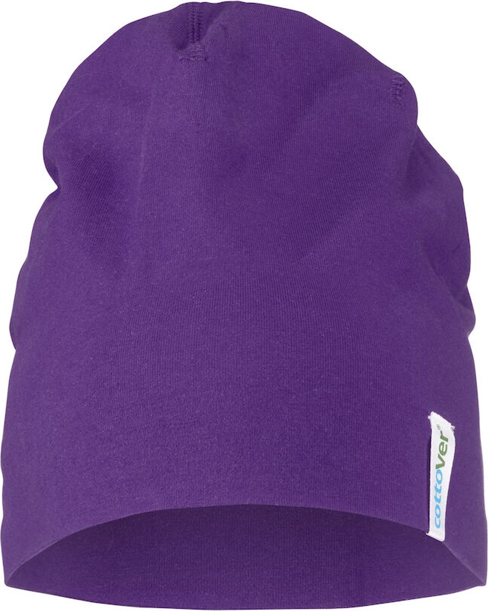 Cottover BEANIE - GOTS GECERTIFICEERD 141024 - Paars - One size
