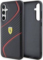 Ferrari Twist Back Case - Geschikt voor Samsung Galaxy S23 FE (S711) - Zwart