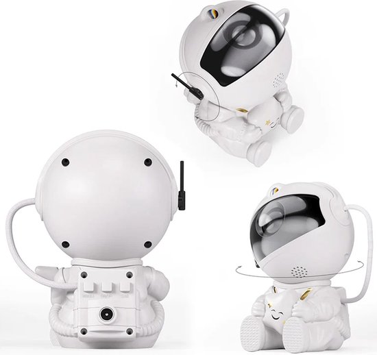 Astronaut nachtlamp kinderkamer - Projector - Sterrenhemel - Afstandsbediening - Kinderkamer - Slaapkamer - Ruimte