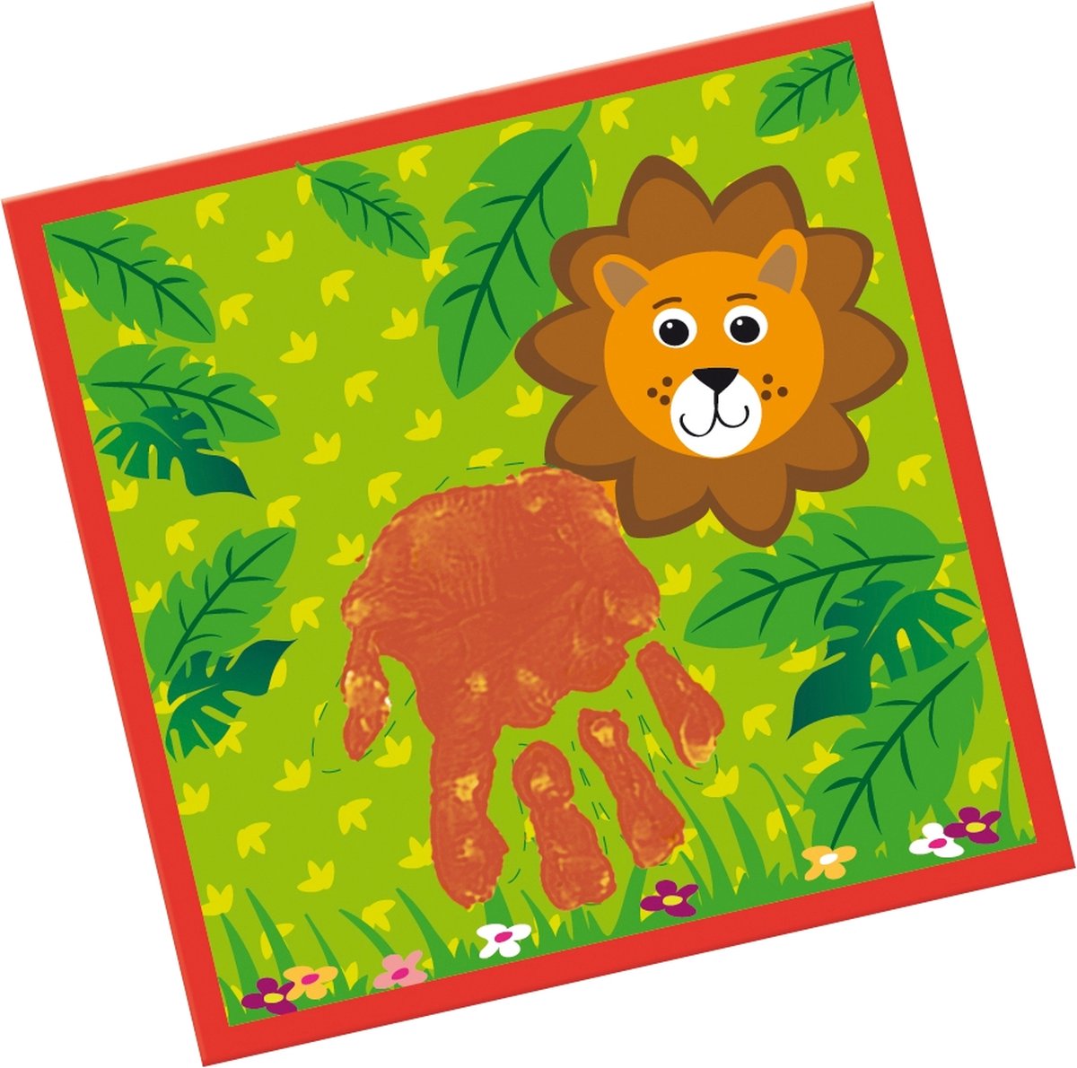 SES Creative - My First - Mijn Eerste Kunstwerk - inclusief 3 kleuren Vingerverf en 11 Vrolijke Kaarten - Makkelijk Uitwasbaar - Vingerverfset 1 tot 4 jaar — afbeelding 4
