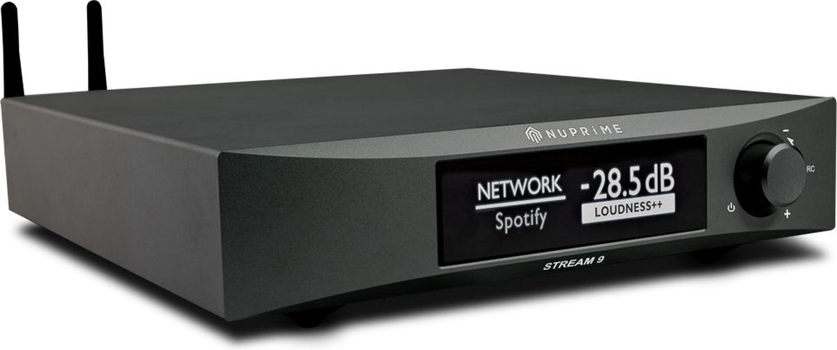 NuPrime Audio: Stream-9 Streamer - zwart