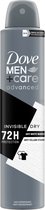 Dove Deodorant Men+ Care Invisible Dry 200 ml - 3x 200 ml - Voordeelverpakking