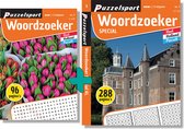 Puzzelsport - Puzzelboekenpakket - 2 puzzelboeken - Woordzoeker 96p + Woordzoeker special 288p