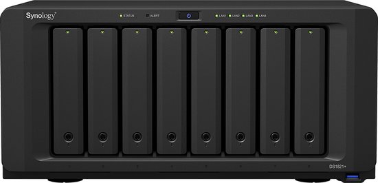 Foto: Synology ds1821 red 96tb 8x 12tb 