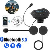 Glowhub - Casque de moto Bluetooth - Système de communication OutXe - Casque de moto étanche - Bluetooth - Casque interphone - Casque Bluetooth avec microphone - Écouteurs - Étanchéité IP67 - Accessoire moto - Bluetooth 4.2