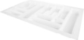 Bestekbak Classic - Blanc lisse - Pour largeur de meuble 800mm