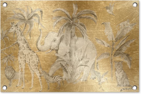Jungle Decoratie - Giraffe - Goud - Kinderen