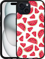 Cazy Hardcase Hoesje geschikt voor iPhone15 Watermeloen