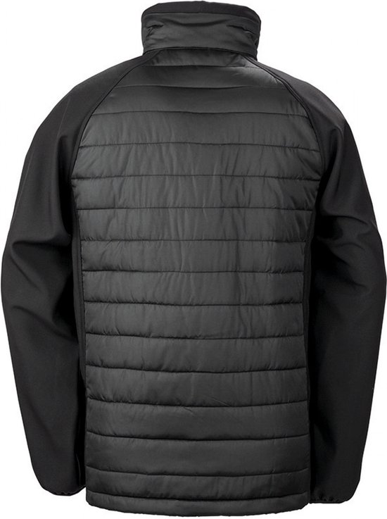 Veste Unisexe XL Result Manche longue Noir/Noir 100% Polyester