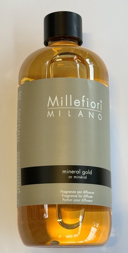 Millefiori Milano navul 500 ML Mineral Gold Navul Geurstokjes