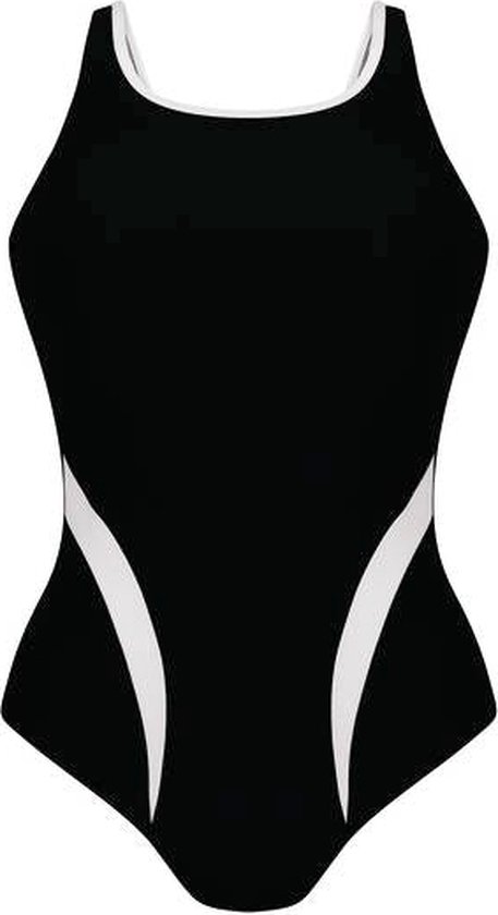 Anita - 1708 - Buikband - Wit/Zwart - Microfibre
