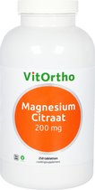 VitOrtho Magnesium citraat 200 mg (250tb)