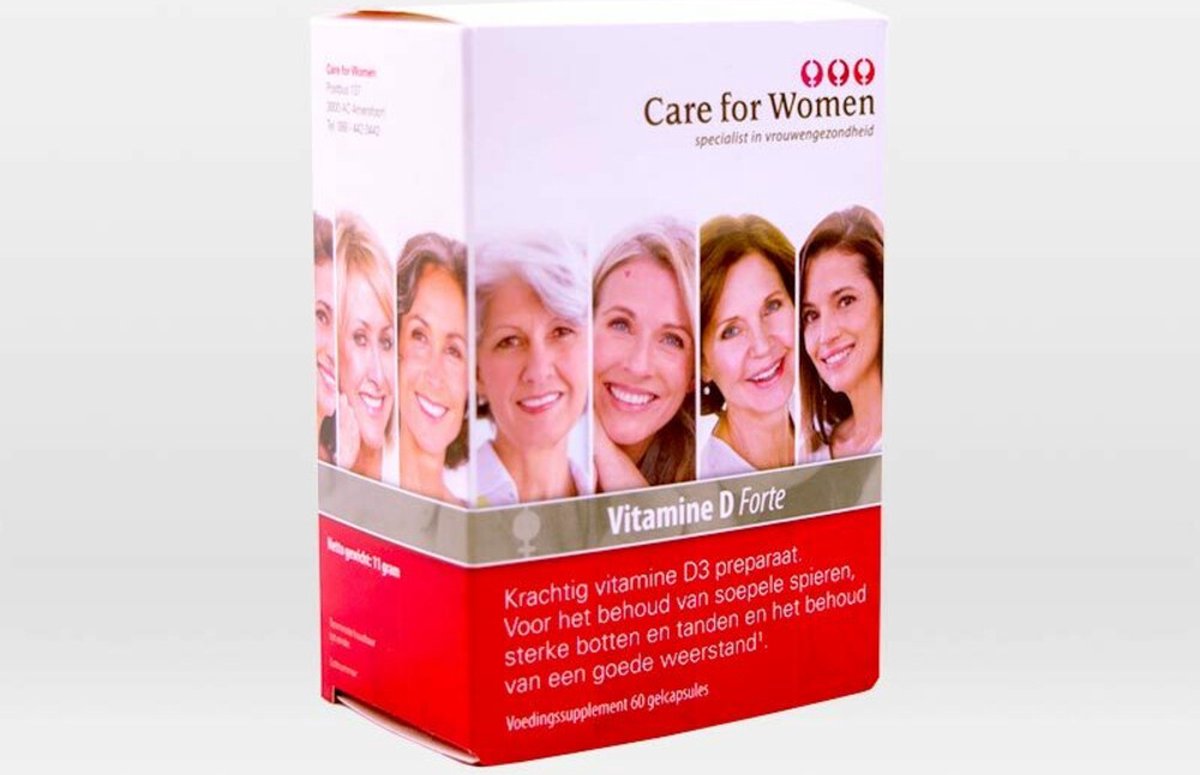 Care For Women Vitamine D Forte - 60 capsules