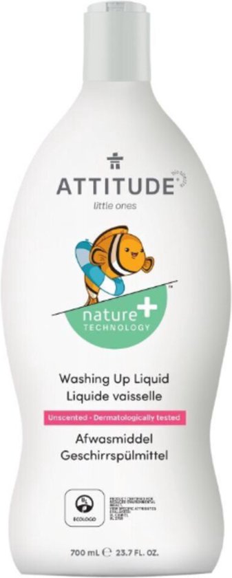 Attitude Little Ones Afwasmiddel Parfumvrij 700 ml