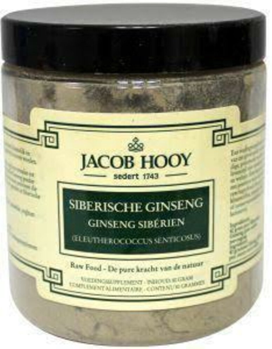 Jacob Hooy Pure Powder Siberische ginseng 80 gr