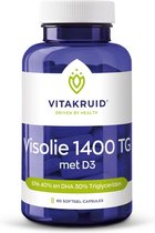 Bol.com Vitakruid Visolie 1400 TG met D3 - 60 softgels aanbieding