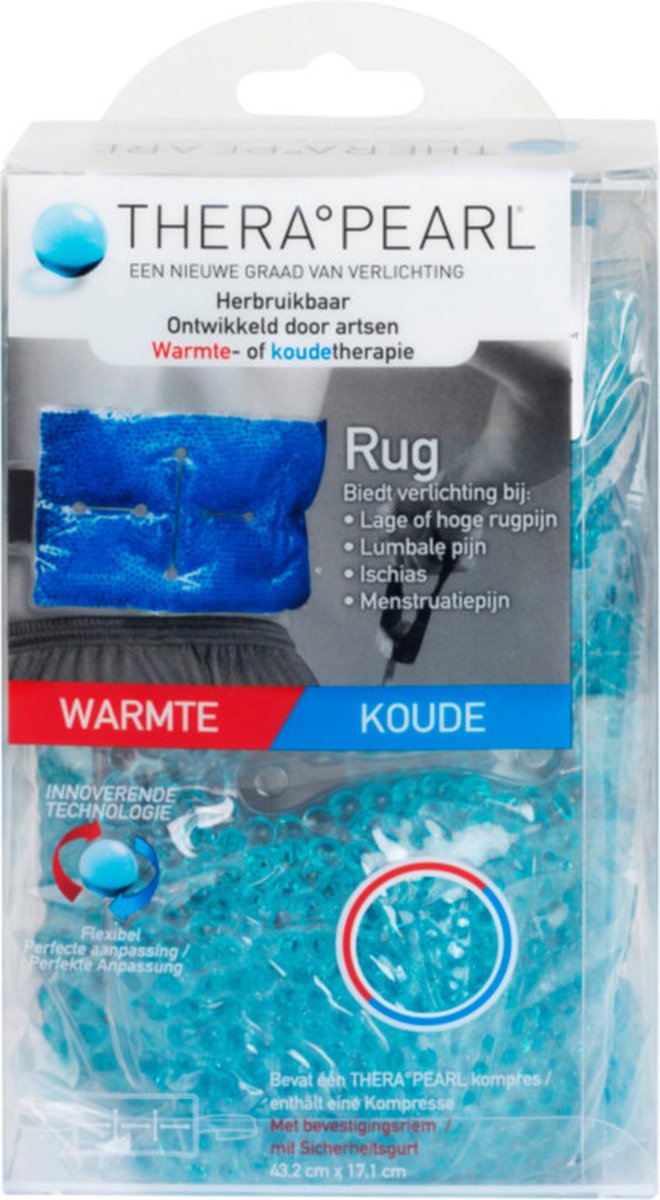 Thera Pearl Warmte / Koude therapie voor de Rug - Herbruikbaar - 1 pack