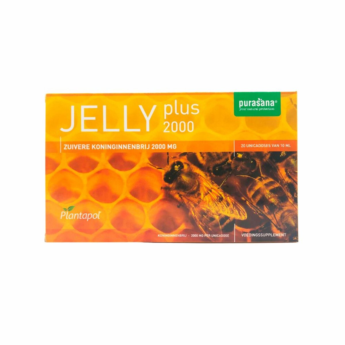 Plantapol Royal Jelly Plus 2000 Tabletten - Voor Lichamelijke en Geestelijke Zwakte - 10ml per Ampulle - 20 Stuks
