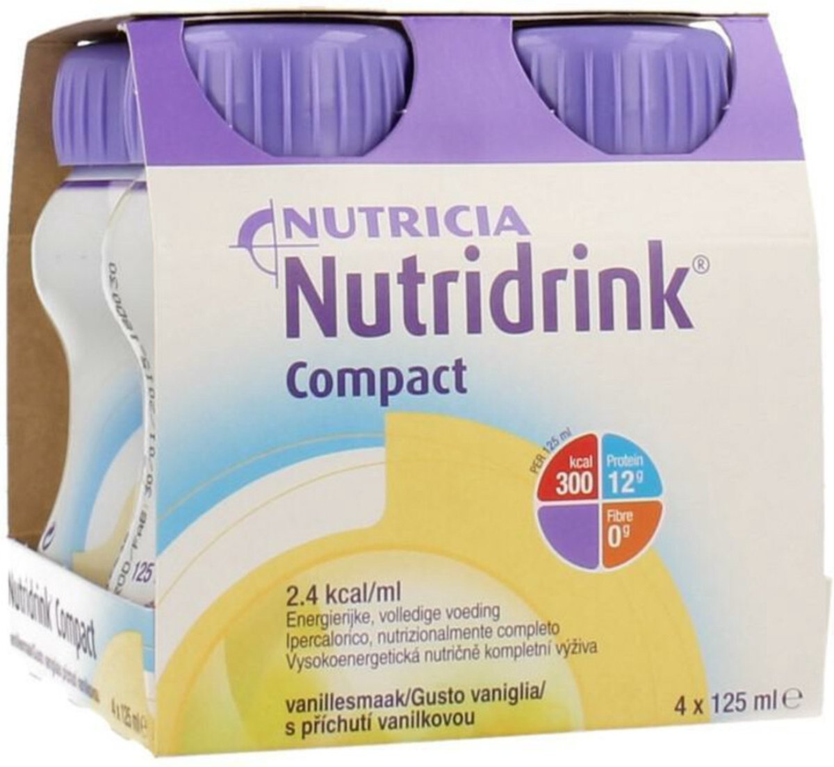 Goedkoopste Nutridrink Compact Vanille - 4 x 125 ml