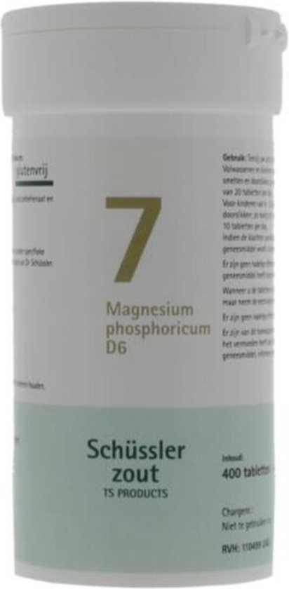 Pfluger Schussler Zout nr 7 Magnesium Phosphor D6 - 1 x 400 tabletten