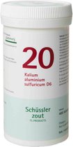 Pfluger Schussler Zout nr 20 Kalium Aluminium Sulfuricum D6 - 1 x 400 tabletten