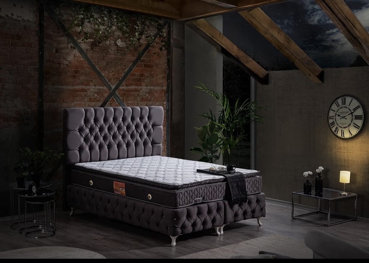 Boxspring bed Divan met opbergruimte 140x200
