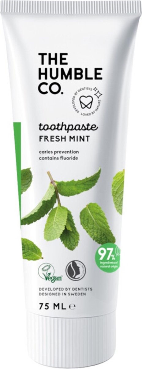 Goedkoopste Humble Brush Tandpasta Natural Fresh Mint 75 ml