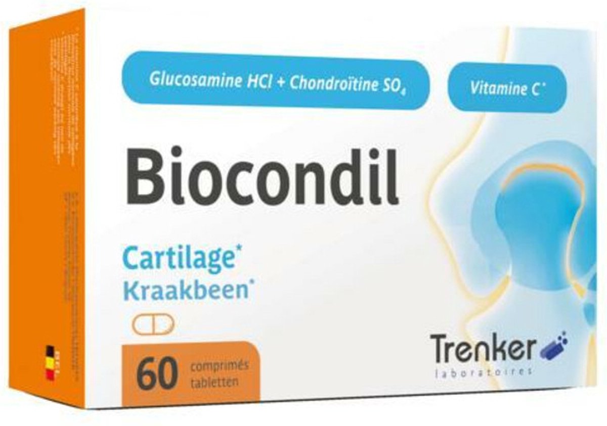 Bol.com Trenker Biocondil chondroitine glucosamine vitamine C 60 Tabletten aanbieding
