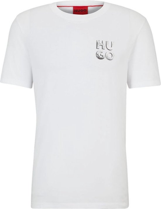 Hugo Detzington241 10225143 T-shirt Met Korte Mouwen Wit L Man