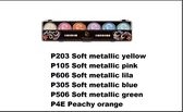 PXP Professional Colours Palet Pastel 6 kleuren 10gram - Schmink thema feest carnaval party optocht pastel metallic