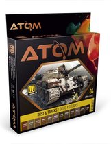 AMMO MIG 20703 ATOM - Rust and Tracks Colors - Acryl Set 12x20ml Verf set