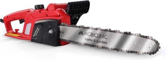 Mobiclinic® Timberpro - Elektrische kettingzaag met snoer - 1800W - Snijlengte 40 cm - Zaagbescherming - Zelfsmering - Licht en veilig - Met handvat - Snelheid 13 m/s - Tot 120 ml - Olieraam van Merkloos	 — afbeelding 5
